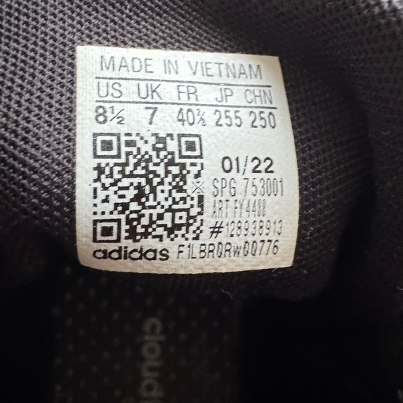 Adidas Black and White High-Tops - Picture 5 of 5